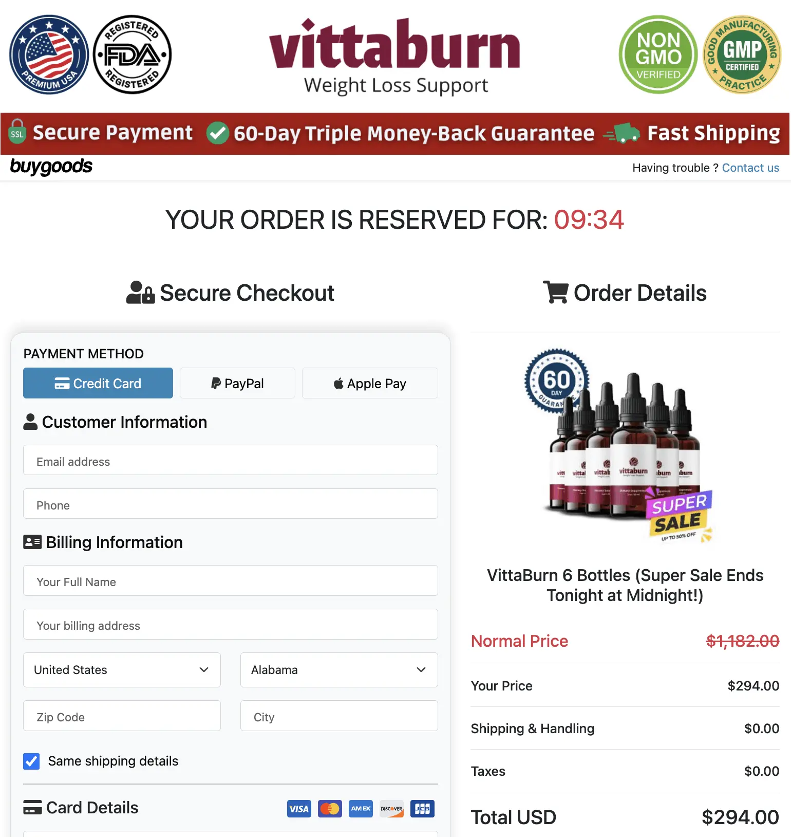 VittaBurn product image